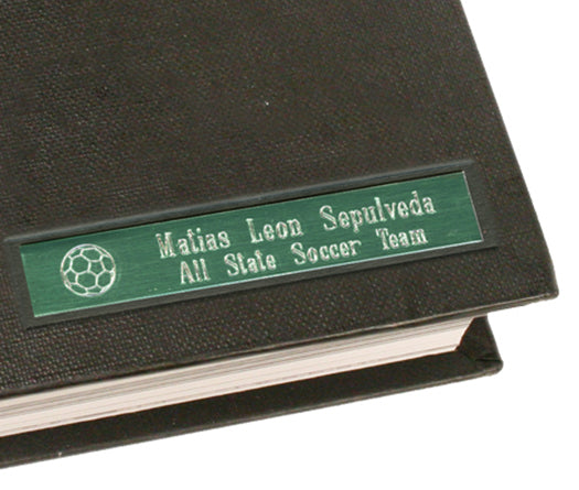 Two-line Name Plate, One Icon
