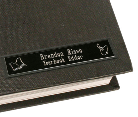 Two-line Name Plate, Two Icons